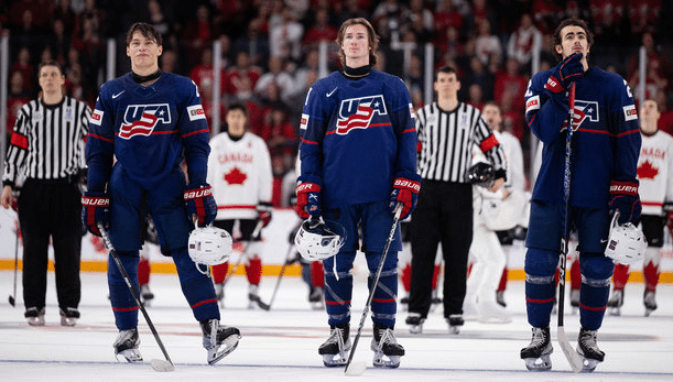 An absolute disgrace. The refs nailed Canada’s opponent at the World Cup again, this time America.